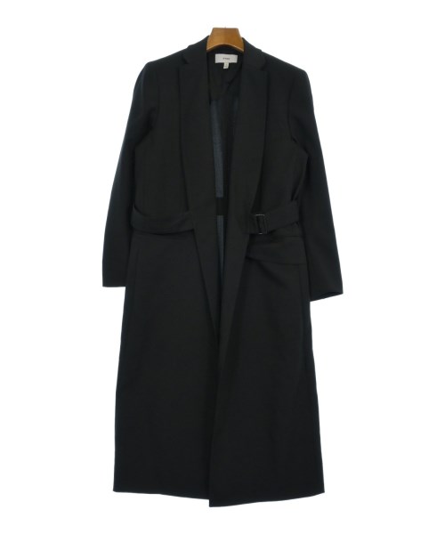 HYKE 黒 チェスターコート HYKEチェスターコート ブラック