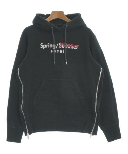 【値下げ✨】sacai サカイ　黒 フード付き パーカー レディース sacai サカイ パーカー レディース 【古着】【中古】の通販は