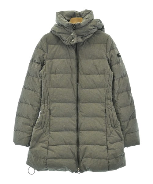 極美品✨TATRAS 定価15万 ダウンコート ペイズリー  グリーングレー 1 TATRAS ダウンコート レディース タトラス 中古 古着