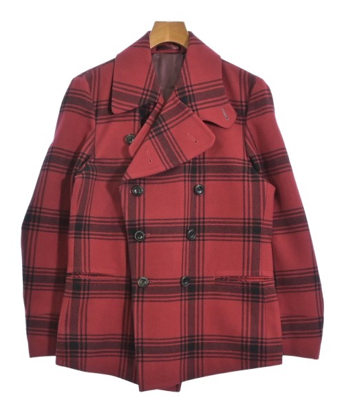 ポールスミス(Paul Smith) Pコート　ピーコート　赤　supreme Paul Smith ポールスミス ピーコート メンズ 【古着】【中古】 【公式