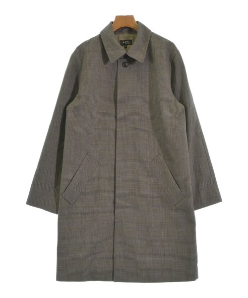 A.P.C. アーペーセー ステンカラーコート ブラウン メンズ