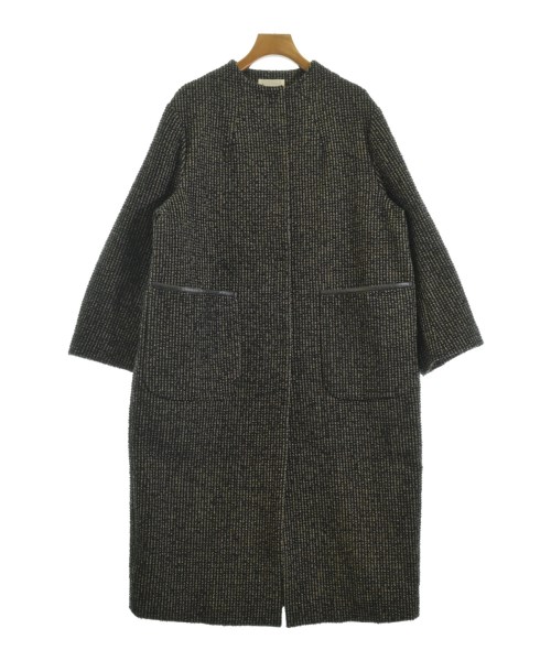 IENA（イエナ）の「ラムウールノーカラーロングコート◇（ノーカラー 
