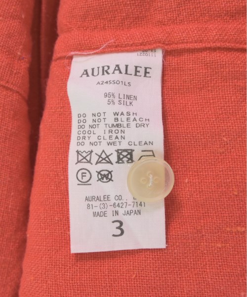 AURALEE オーラリー カジュアルシャツ メンズ 【古着】【中古】の通販は