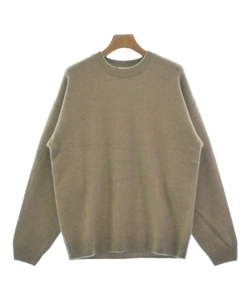AURALEE◆ニット・セーター(厚手)/0/ウール/BEG/無地/A5AP04RK AURALEE(オーラリー) / ニット・セーター(厚手)/0/ウール/BEG