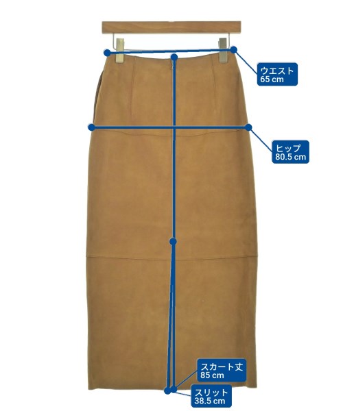 AURALEE オーラリー ひざ丈スカート レディース 【古着】【中古】_5