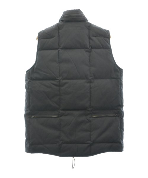 SUNSEA LINEN VEST-Reversible-/Line Beige トップス SUNSEA