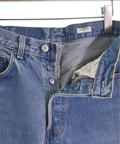 未使用品 オールドパーク OLD PARK デニムパンツ ジーンズ SLIT JEANS スリット リメイク BLUE インディゴブルー op-225-XL