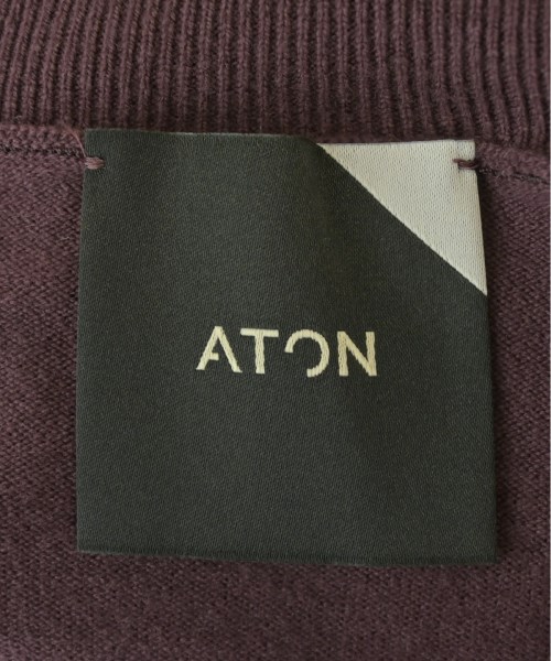 ATON エイトン ニット・セーター メンズ 【古着】【中古】