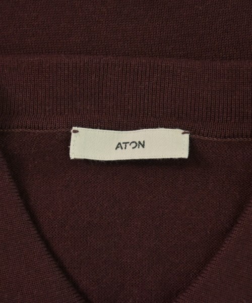 ATON エイトン ニット・セーター メンズ 【古着】【中古】
