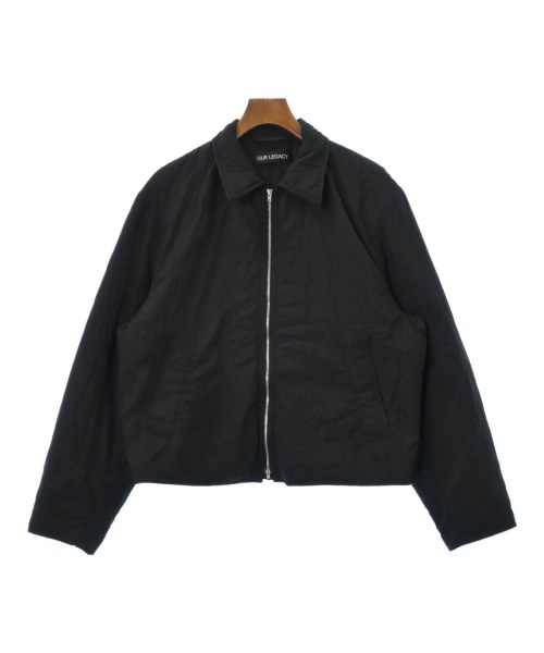 LEGACY ブラック ナイロンジャケット ボア襟付き OUR LEGACYのブラック