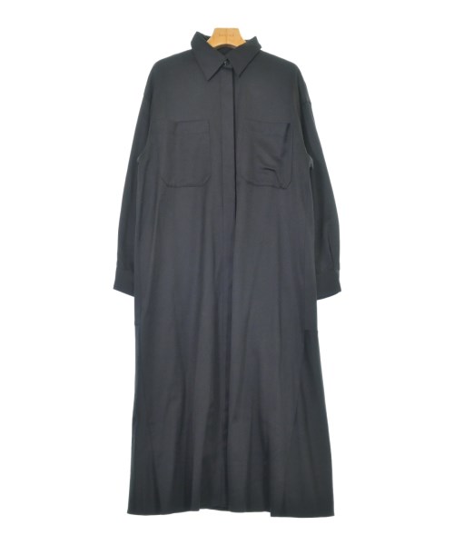 1er arrondissement ウールサテンシャツワンピース ウールサテンシャツワンピース】｜1er Arrondissement（プルミエ