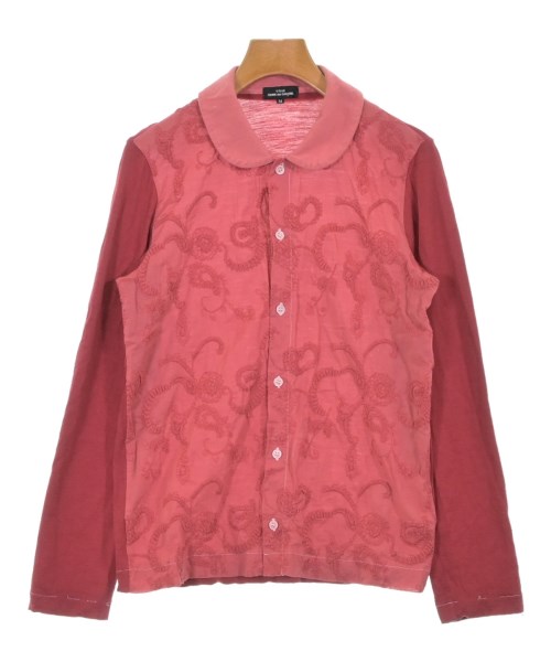 トリココムデギャルソンtricot COMME des GARCONS 裾レース貼り付けデザインジャケット チャコール黒M tricot COMME des GARCONS ﾄﾘｺｺﾑﾃﾞｷﾞｬﾙｿﾝ⁄レディースファッション