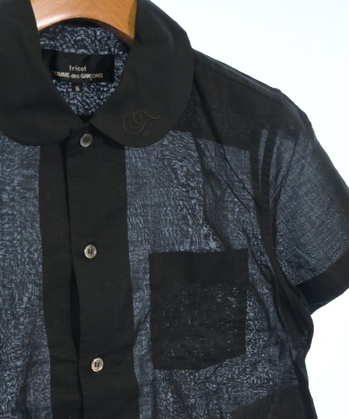 tricot COMME des GARCONS 縮絨ウールTシャツチェック tricot COMME 
