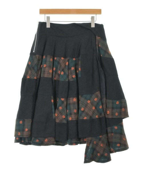 トリココムデギャルソンの迷彩柄巻き風イレギュラースカート tricot COMME des GARCONS トリココムデギャルソン ひざ丈スカート