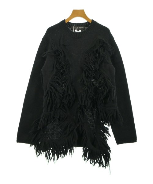 【コムデギャルソンオム】ニット　黒　ブラック　チルデンニット　AD2000 コムデギャルソンオム】ニット 黒 ブラック チルデンニット AD2000