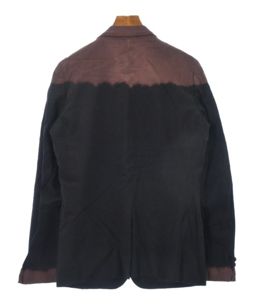 24FW KHOKI ノーカラー フリンジ ウールジャケット 2 ブラック 24FW KHOKI ノーカラー フリンジ ウールジャケット 2 ブラック