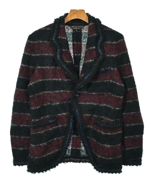 011 メンズファッション 新品 エイチビー インディゴカットソー リブ