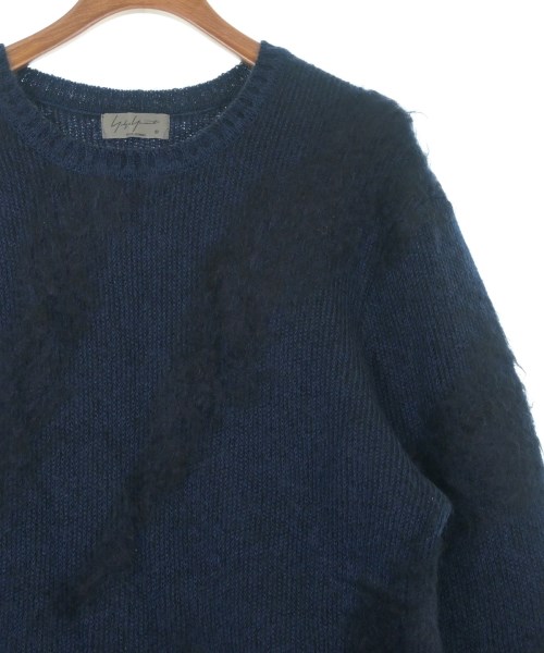 YOHJI YAMAMOTO ヨウジヤマモト ニット・セーター S 紺 【古着】【中古】【送料無料】 Yohji Yamamoto - YOHJI YAMAMOTO ヨウジヤマモト ニット・セーター S