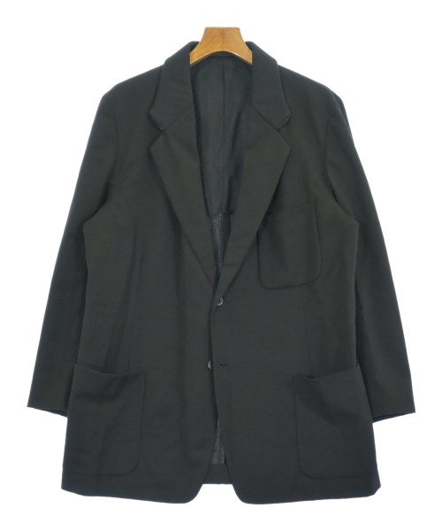 最終価格値下げブラック テーラードジャケット フリル袖ヨウジヤマモト Yohji Yamamoto ブラック テーラードジャケット 最終価格値下げ