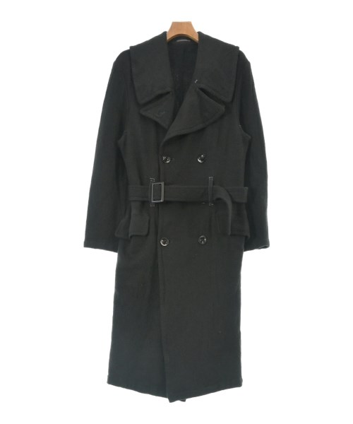 ヨウジヤマモトプールオム ブラック モッズコート サイズ3 YOHJI YAMAMOTO ヨウジヤマモト コート（その他） XS 黒 yohji
