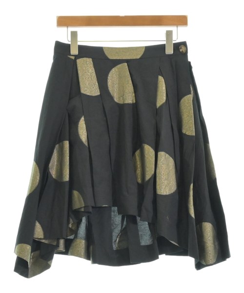 ヴィヴィアンウエストウッド ブラック膝丈スカート ヴィヴィアン