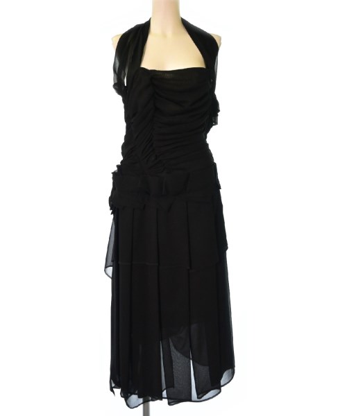 コムデギャルソンコムデギャルソン 襟付き ワンピース ロング 花柄 S  