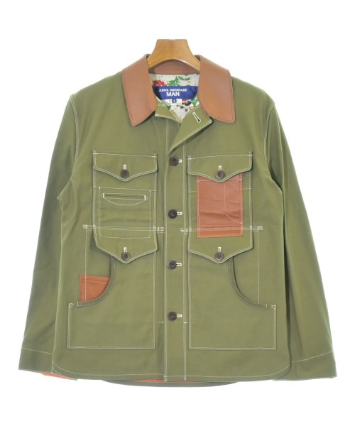 Engineered Garments スタジャン M 緑xアイボリー 【古着