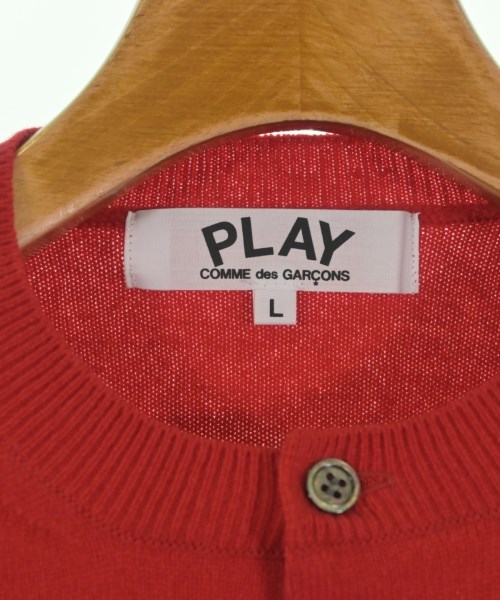 プレイコムデギャルソン】ウールカーディガン（M）ハートワッペン 長袖