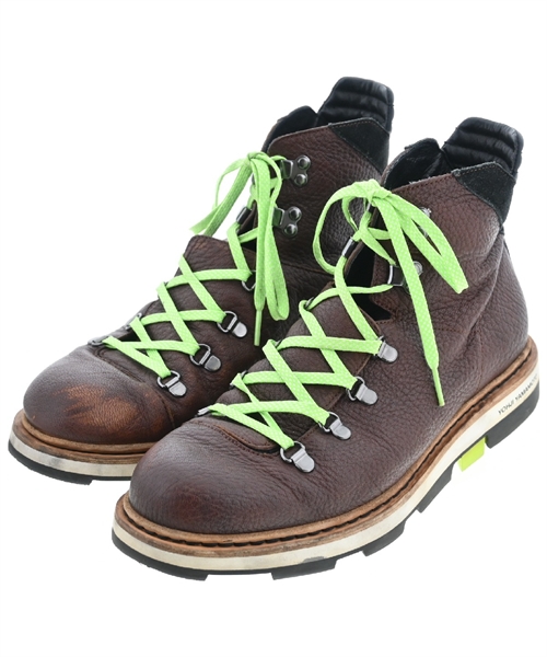 ○ディースクエアード DSQUARED2 牛革 カーフ レースアップブーツ