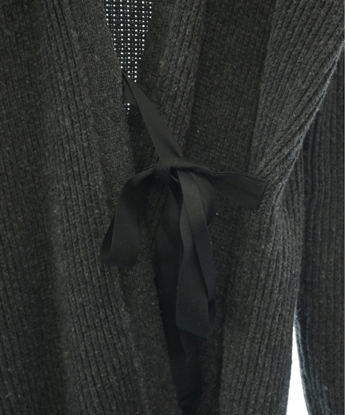HELMUT LANG カーディガン レディース ヘルムートラング 中古　古着 ヘルムートラングHELMUT LANG レザーパイピングボタンレス