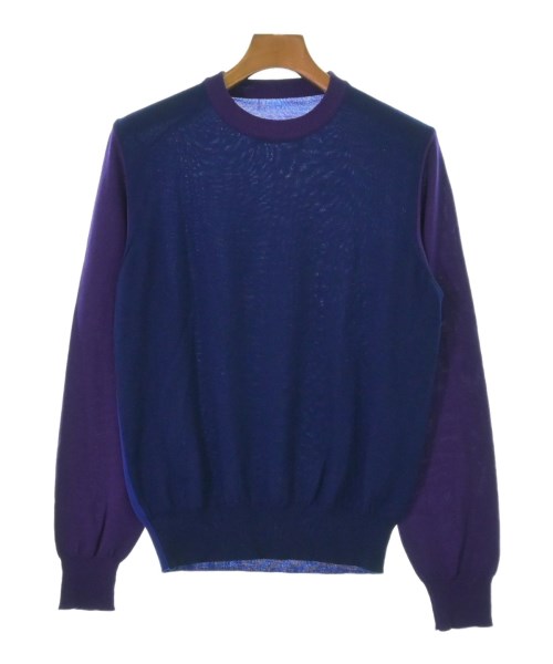 Maison Margiela メゾンマルジェラ ニット・セーター S 青緑系 【古着】【中古】 Maison Margiela(メゾンマルジェラ) 22SSVネックニットS50GP0267