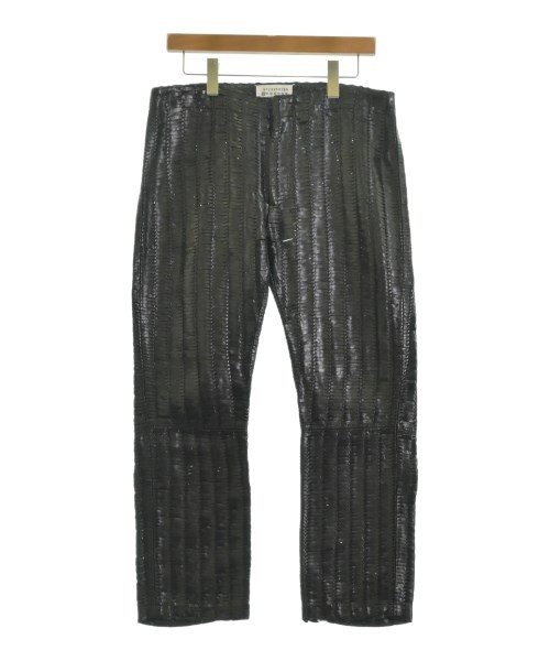 中古】シュプリーム SUPREME 17SS STRIPED LOGO WARM PANTS BLACK