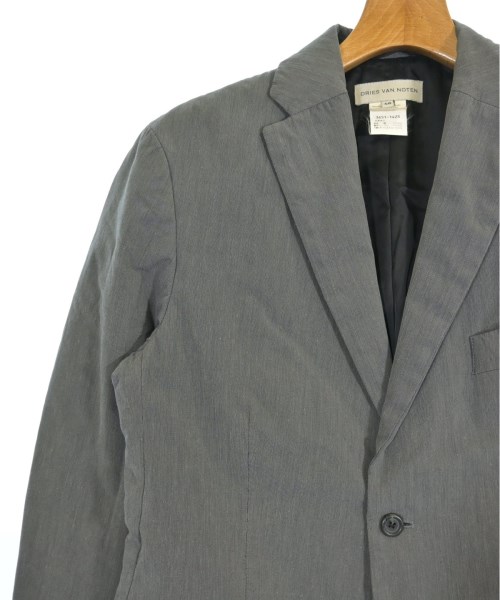 DRIES VAN NOTEN スラックス 46(M位) グレー系(チェック) 【古着