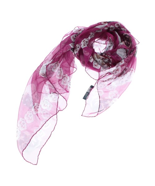 新品 ALEXANDER MCQUEEN 紫 ストール