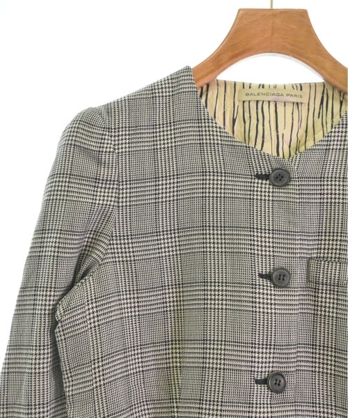 BALENCIAGA バレンシアガ ノーカラージャケット レディース 【古着】【中古】_4