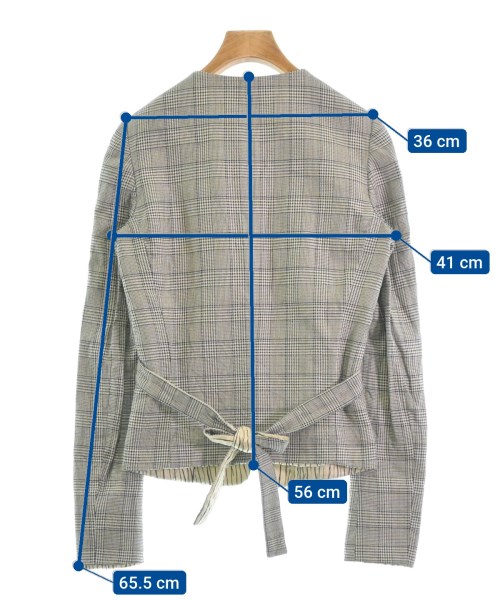 BALENCIAGA バレンシアガ ノーカラージャケット レディース 【古着】【中古】_7