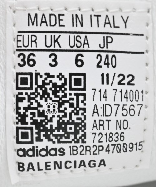BALENCIAGA バレンシアガ スニーカー レディース 【古着】【中古】_4