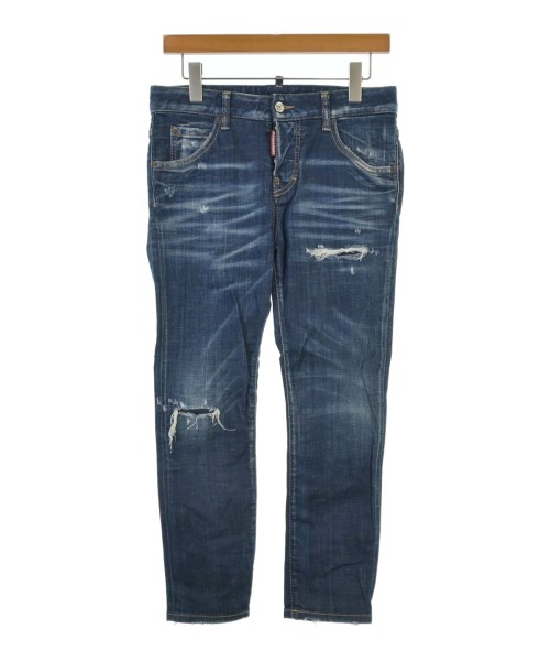 DSQUARED2 バーコードデニムパンツ ポケット裏地チェック柄 DSQUARED2 