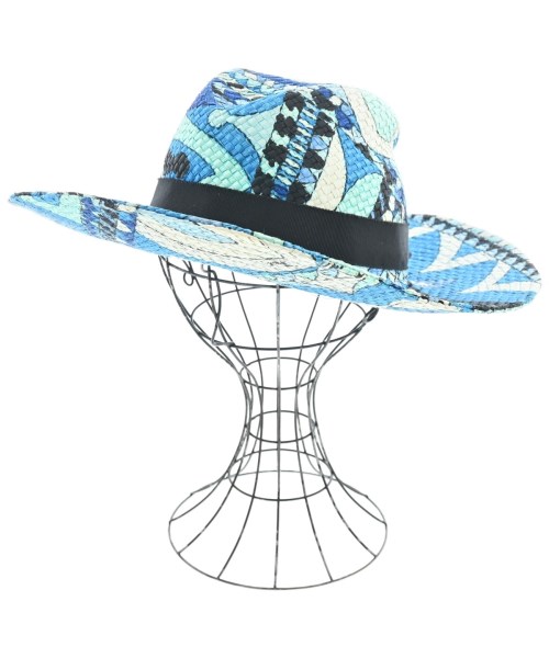 EMILIO PUCCI エミリオプッチ ストローハット レディース 【古着】【中古】