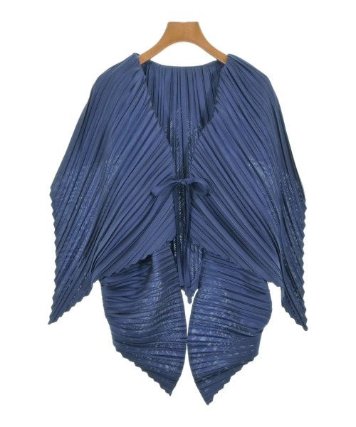 美品　イッセイミヤケ　中綿ベスト 中古・古着通販】ISSEY MIYAKE (イッセイミヤケ) ベスト ブルー