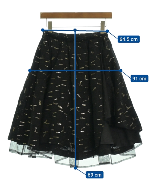 noir kei ninomiya ノワール　ケイ　ニノミヤ ひざ丈スカート レディース 【古着】【中古】_7