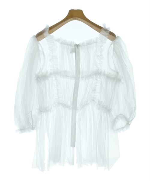 25ssノワール ケイニノミヤ Noir Kei Ninomiya ブラウス　白 25ssノワール ケイニノミヤ Noir Kei Ninomiya ブラウス 白