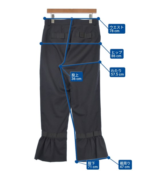 noir kei ninomiya レイヤードレースアップパンツ noir kei ninomiya レイヤードレースアップパンツ