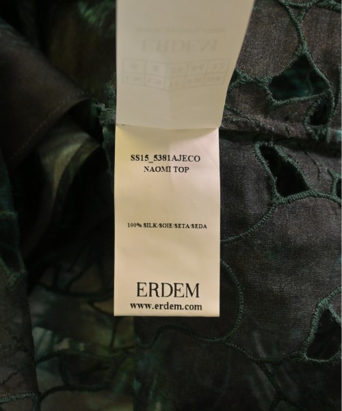 Erdem ブラウス レディース アーデム 中古　古着 美品 24AW ERDEM アーデム ラッフルディテール ロングスリーブ