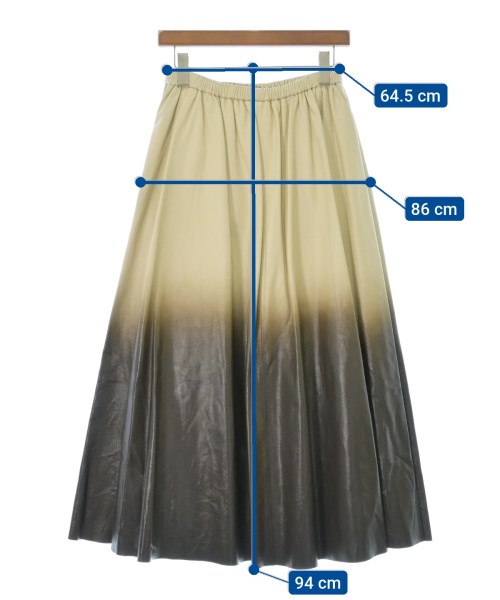 ebure エブール ロング・マキシ丈スカート 36(S位) ピンク 【古着  