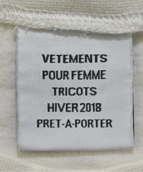 VETEMENTS ヴェトモン Tシャツ・カットソー レディース 【古着】【中古】_2