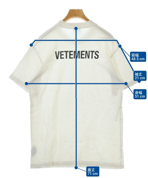 VETEMENTS ヴェトモン Tシャツ・カットソー レディース 【古着】【中古】_5