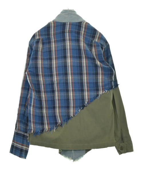 GREG LAUREN グレッグローレン カジュアルジャケット S ベージュ 古着 中古 送料無料