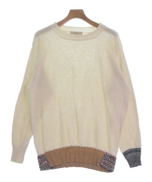 MAISON FLANEUR - MAISON FLANEUR ニット・セーター F 紺x白(チェック) 【古着】【中古】 MAISON FLANEUR メゾンフラネール ニット・セーター メンズ