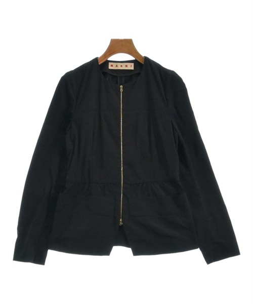 定価138,240円 MARNIマルニ ブルゾン ジャケット サイズ50 紺色